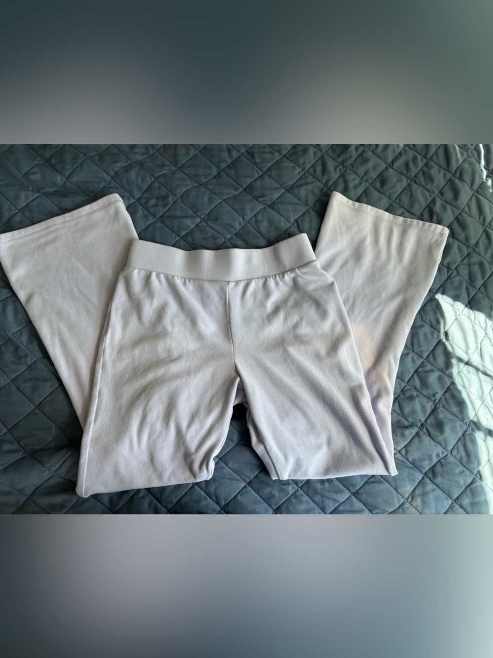 NWOT Girls’ Carter’s’ Lavender Fleece Bell Bottom Stretch Pants